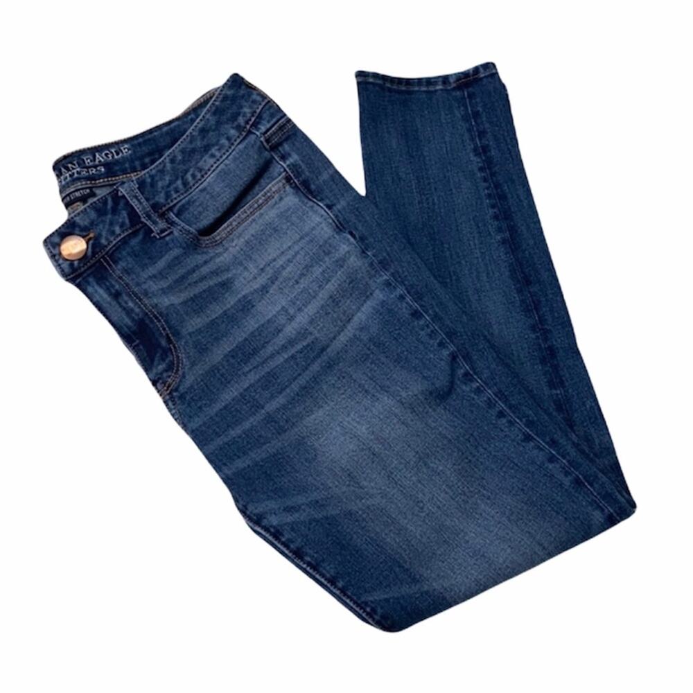 American Eagle 360 Degree Super Stretch Skinny Jeans Short FB11